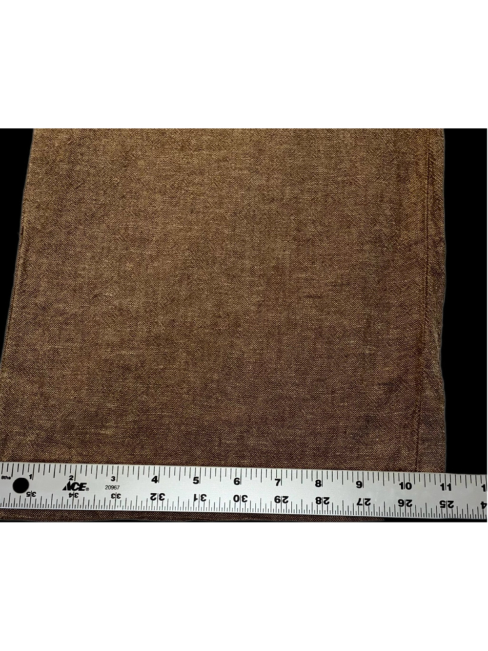Rachel Zoe Wide Leg Pants Womens Lg Brown Linen Blend Relaxed Coastal Grandma - Picture 7 of 8